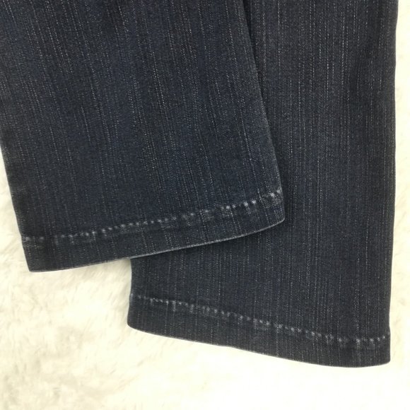 Silver Womens Jeans Suki Surplus Boot Cut Denim Blue Flap Pocket‎ Dark Short 28S - Picture 5 of 12